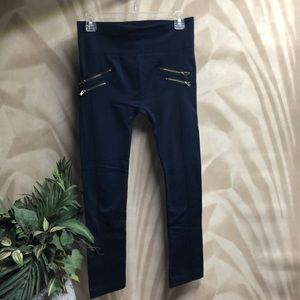 One 5 One Navy blue fleece leggings